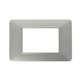 SANDASDON Placca Basic 3M Titanio Compatibile Con Vimar Plana