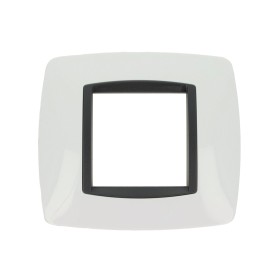 SANDASDON Placca Bombe 2M Colore Bianca Compatibile Con Bticino Living International