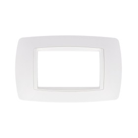 SANDASDON Placca Bombe 4M Bianco Compatibile Con Bticino Living International