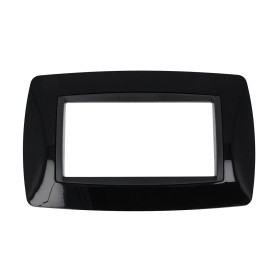 SANDASDON Placca Bombe 4M Nero Compatibile Con Bticino Living International