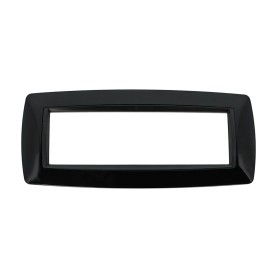 SANDASDON Placca Bombe 7M Nero Compatibile Con Bticino Living International