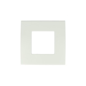SANDASDON Placca Confort 2M Bianco Compatibile Con Vimar Arke