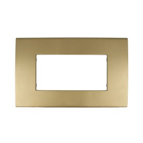 SANDASDON Placca Confort 4M Oro Compatibile Con Con Vimar Arke