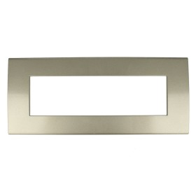 SANDASDON Placca Confort 7M Titanio Compatibile Con Con Vimar Arke