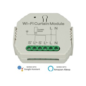 Modulo Switch Tapparelle Tende Persiane Interruttore WiFi 220V 2A Compatibile Con Alexa Google Home