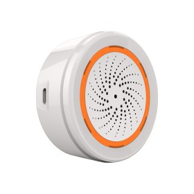 ZigBee Sirena Allarme Sonoro Massimo 90dB Doppio Alimentazione Tempo Suono Regolabile