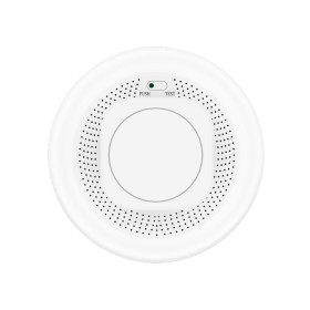 ZigBee Sensore Fumo Rilevatore di Incendio Allarme Antincendio con Sensore Fotoelettrico Indipendente