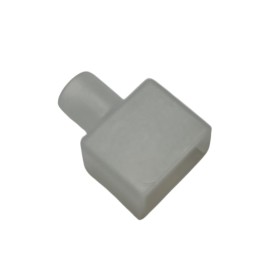 10 PZ Connettore di Alimentazione Morbido Gomma Per Striscia Led Neon Flex SL240810 Con Uscita Cavo Diritto