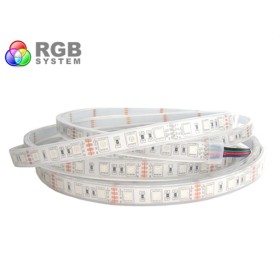 Striscia Strip Bobina Led Impermeabile IP68 Colore RGB Con 300 Smd 5050 5 Metri
