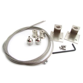 Kit Staffe Fissaggio A Sospensione Per Lampada Plafoniera Led Codice SV1260