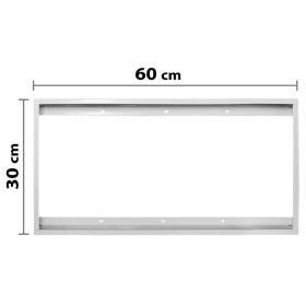 Struttura Telaio Supporto Montaggio Pannello Led 60X30cm