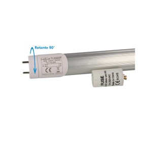 Tubo Led T8 G13 60cm 9W Bianco Freddo Testa Rotante Alimentazione da Un Lato SKU-652