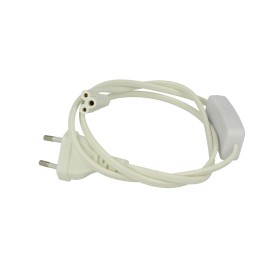 Cavo Di Alimentazione Con Interruttore Presa Standard Euro Spina Maschio Per Plafoniera Tubo Led T5 All In One Con Filo Lunga 1 Metro