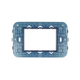 ETTROIT Supporto 3P 3 Posti Serie Venus Compatibile Con Vimar Arke