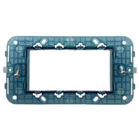 ETTROIT Supporto 4P 4 Posti Serie Venus Compatibile Con Vimar Arke