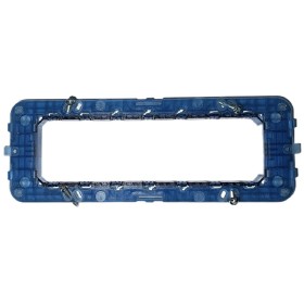 ETTROIT Supporto 7P 7 Posti Serie Venus Compatibile Con Vimar Arke