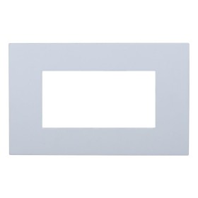 ETTROIT Placca Plastica Serie Venus 4P Colore Bianco Compatibile Con Vimar Arke