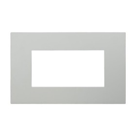 ETTROIT Placca Plastica Serie Venus 4P Colore Sabbia Compatibile Con Vimar Arke