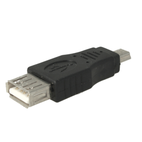 Convertitore Adattatore da USB Femmina a Mini USB Maschio