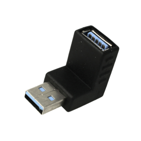 Convertitore Adattatore da USB 3.0 Femmina a USB Maschio Forma L 90 Gradi