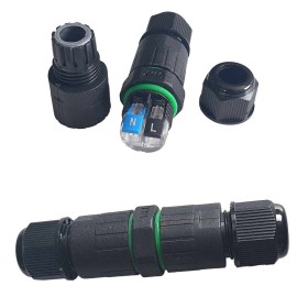 2 Connettore Veloce IP68 Forma I Manicotto di Collegamento Cavo Sotterraneo Area Esterna 2P77x20mm
