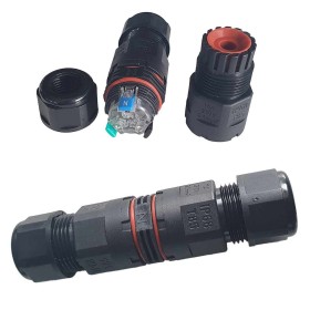 2 Connettore Veloce IP68 Forma I Manicotto di Collegamento Cavo Sotterraneo Area Esterna 3P100x30mm