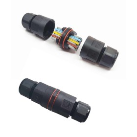 2 Connettore Veloce IP68 Forma I Manicotto di Collegamento Cavo Sotterraneo Area Esterna 3P90x30mm